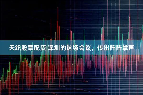 天织股票配资 深圳的这场会议,传出阵阵掌声